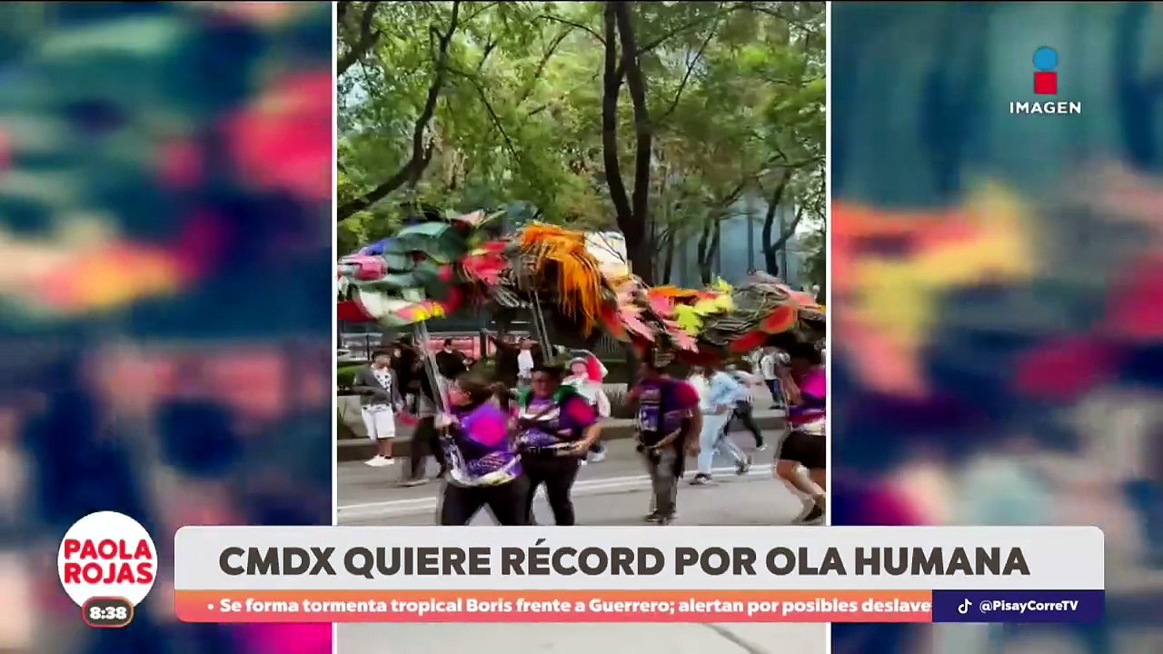 Buscan récord mundial con una ola masiva en la CDMX | De Pisa y Corre con Paola Rojas