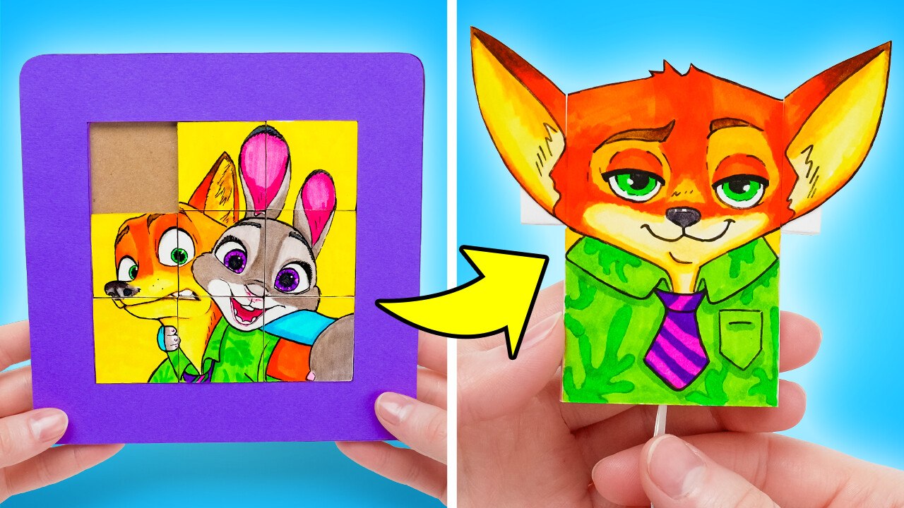 Des bricolages amusants avec Nick et Judy !