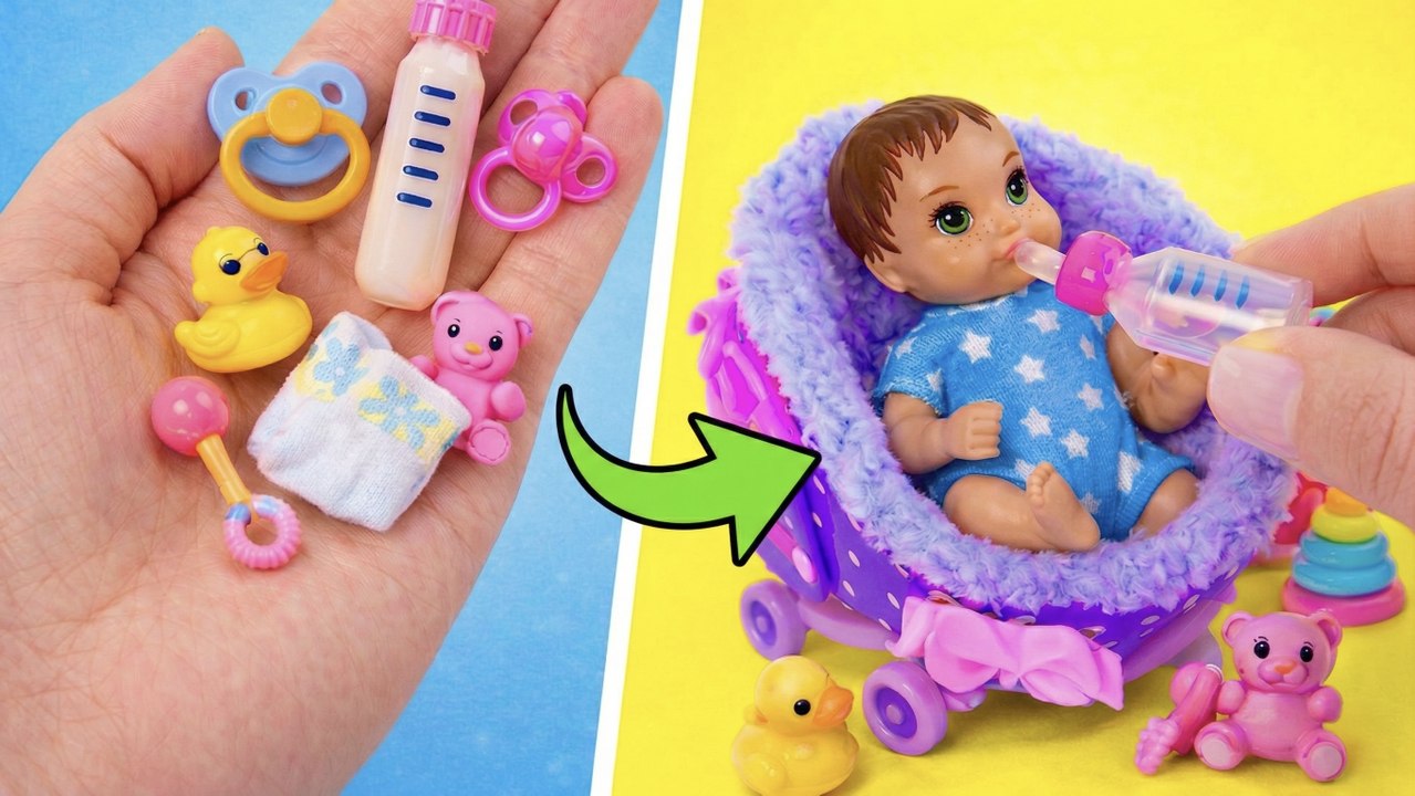 Créations Adorables pour Bébés Poupées : DIY Miniatures Faciles