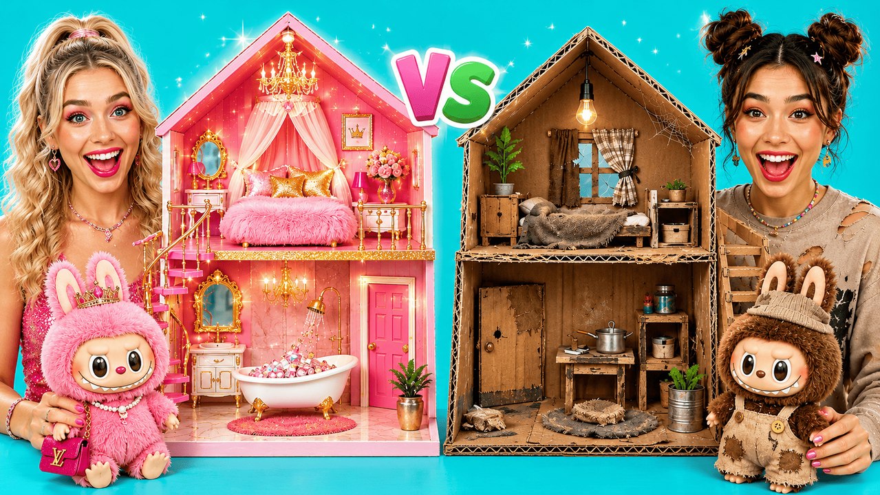 Tiny House Challenge: Budget vs Luxury for Labubu