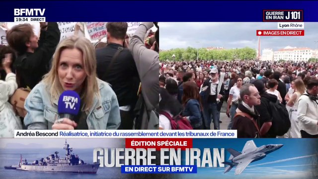 Rassemblements pour Lyhanna: “On ne peut plus tolérer que nos enfants soient sacrifiés”, affirme Andréa Bescont, réalisatrice et initiatrice du rassemblement devant les tribunaux de France