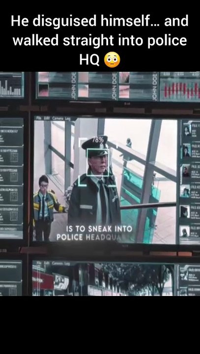 He disguised himself… and walked straight into police HQ 😳