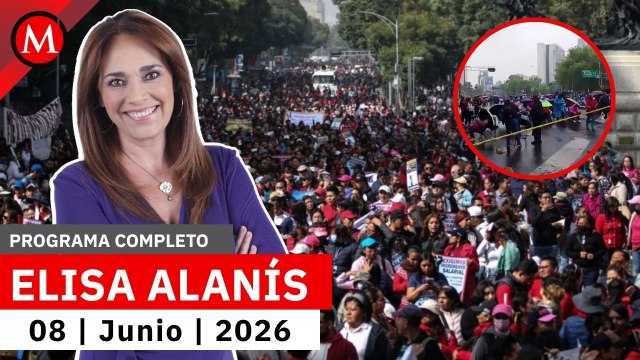 Aumentan las manifestaciones en la CdMx a tres días del mundial | Elisa Alanís, 8 de junio de 2026