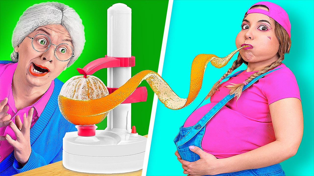 Old-School vs New-Tech: Grandma’s Kitchen! Secret Hacks | TikTok Trending