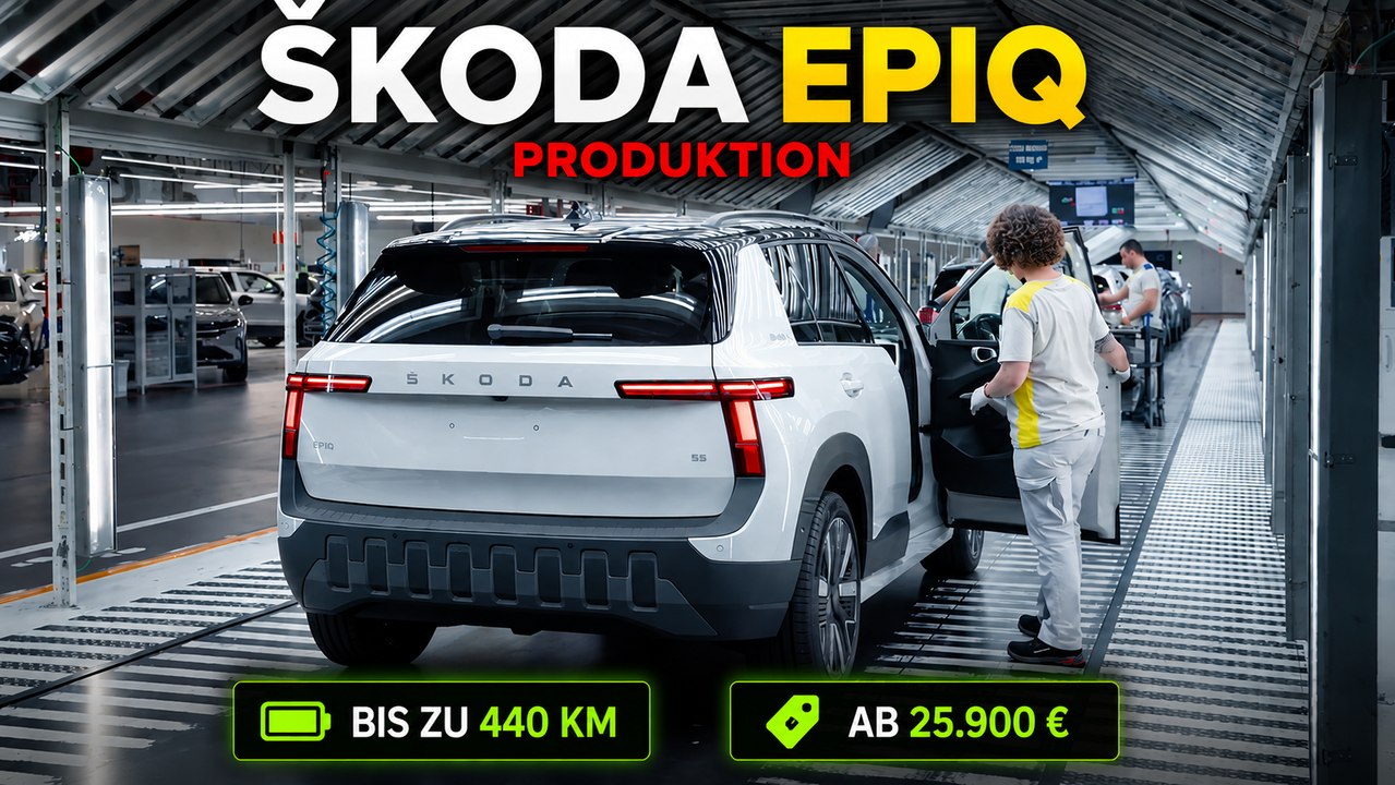 Škoda Epiq Produktion | 440 km Reichweite auf neuer MEB+-Plattform