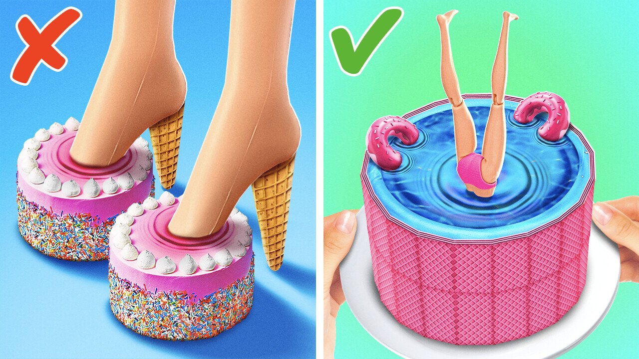 DIY Barbie Pool Cake: Creative Ideas for Cake Decor