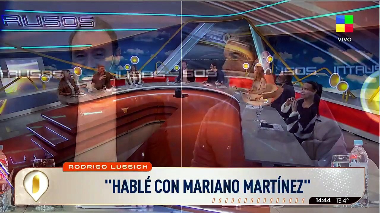 Rodrigo Lussich revelo qué habló con Mariano Martínez tras el tenso cruce en Intrusos