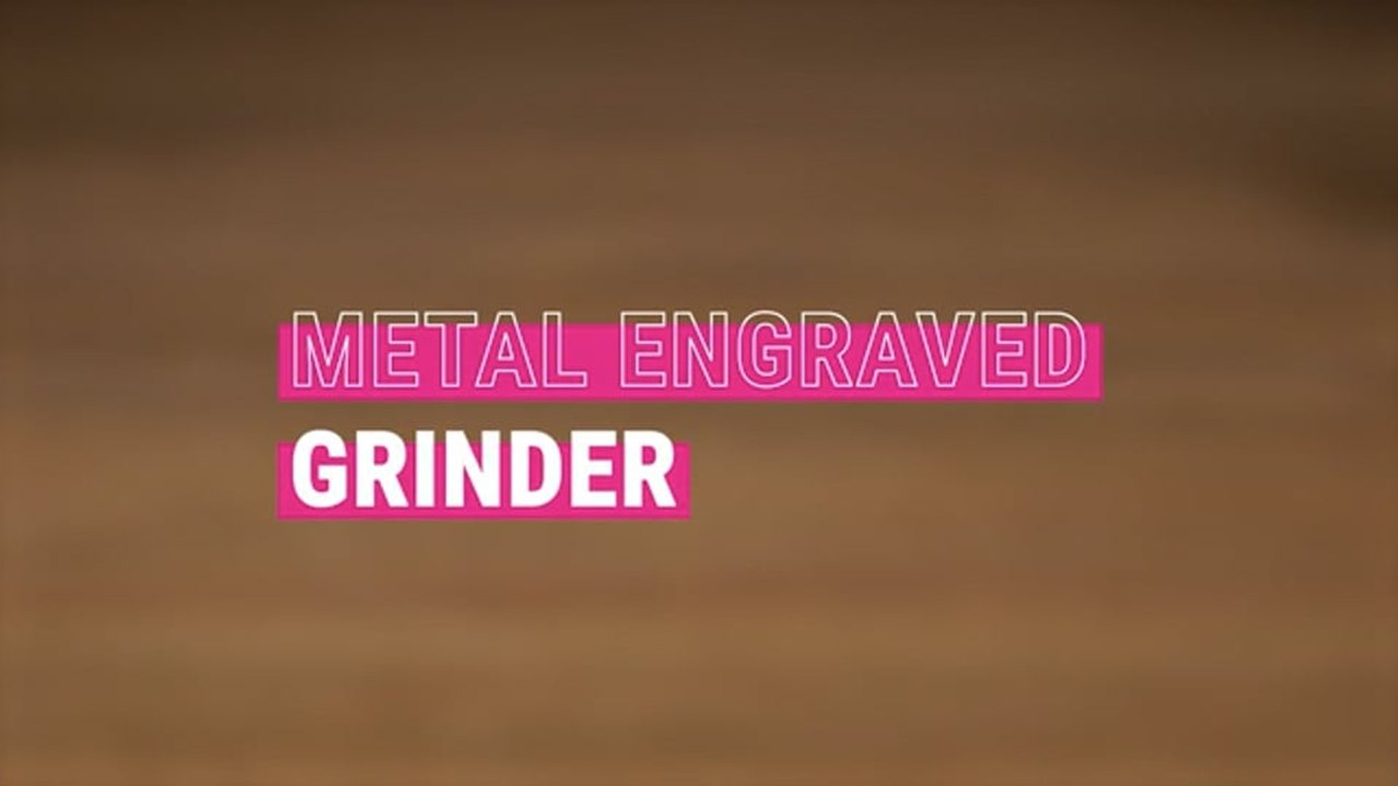 RQS Metal Engraved Grinder