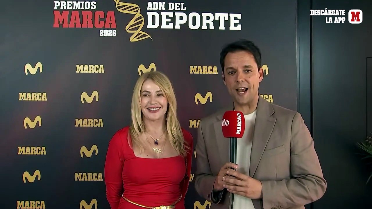 Nadia Comaneci en la alfombra roja Premios MARCA 2026 ADN del deporte
