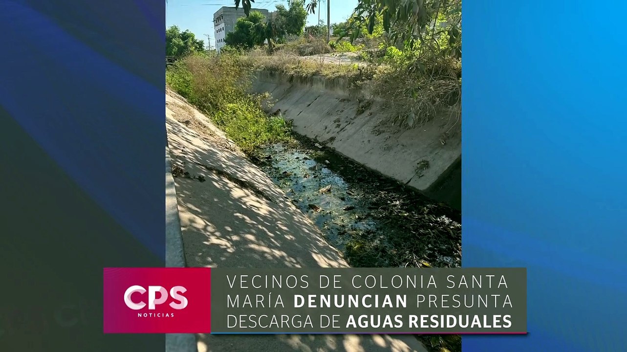 Denuncian aguas residuales y basura en canal de Santa María | CPS Noticias Puerto Vallarta