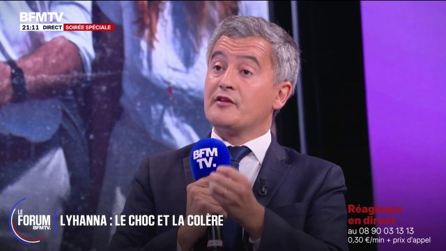 FORUM BFMTV - Affaire Lyhanna: Neuf mois sans que la personne (le suspect) ne soit mise en garde à vue ou entendue, c'est un dysfonctionnement total , affirme Gérald Darmanin, ministre de la Justice
