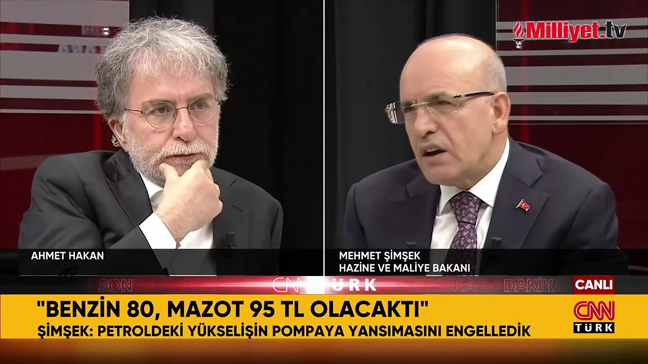 Hazine ve Maliye Bakanı Mehmet Şimşek'ten CNN Türk'te: Savaşın enflasyonist etkisi 5 puan
