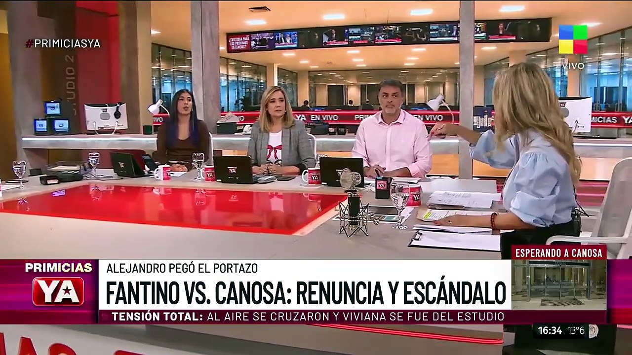 Alejandro Fantino pegó el portazo y renunció a su programa tras el tenso cruce con Viviana Canosa
