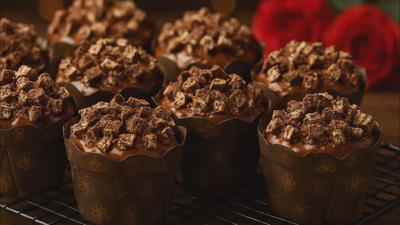 Muffins de KitKat en 5 minutos ¡Quedan súper esponjosos y chocolatosos!
