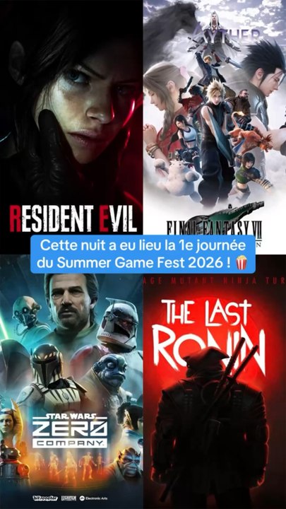 Les révélations à la Summer Game Fest 2026 ! #summergamefest #videogames #residentevil