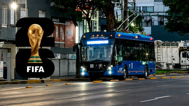 El trolebús entra en fase de pruebas rumbo al Mundial 2026 en los alrededores del Estadio Azteca