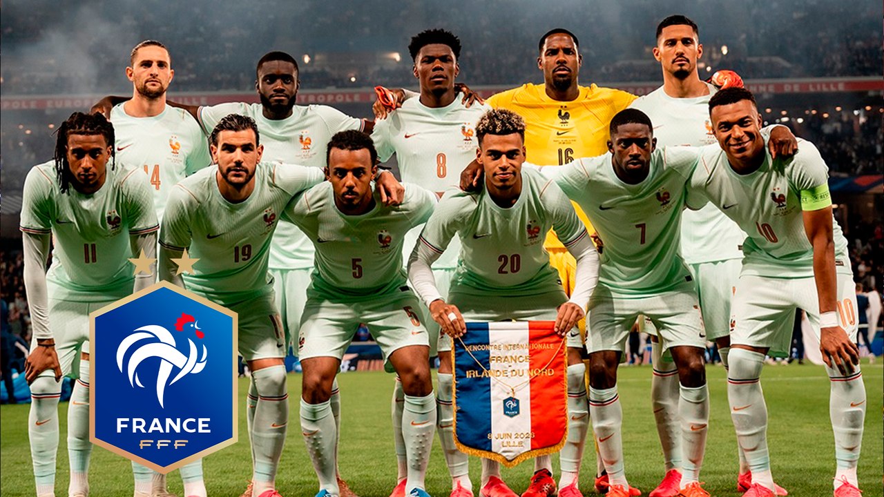 Selección de Francia derrota a Irlanda del Norte con contundencia y se despide de su afición