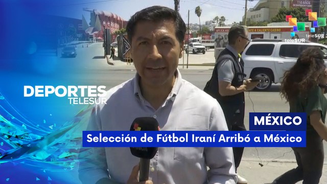 DEPORTES TELESUR | Selección de fútbol iraní arribó a México 08-06-2026