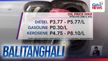 Oil price hike (effective June 9, 2026) | Balitanghali