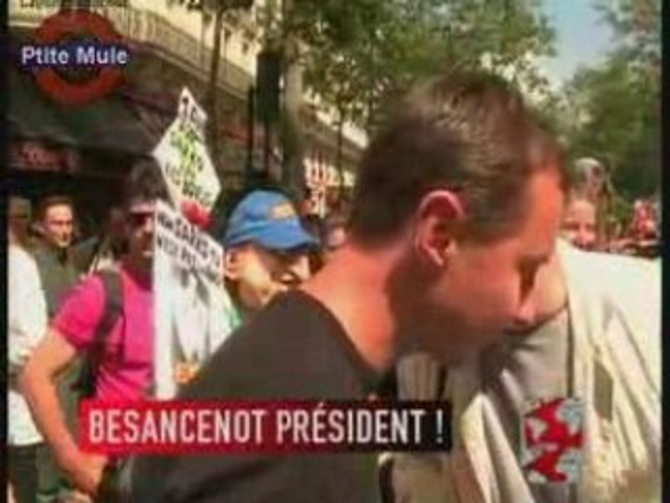 La popularité de Besancenot