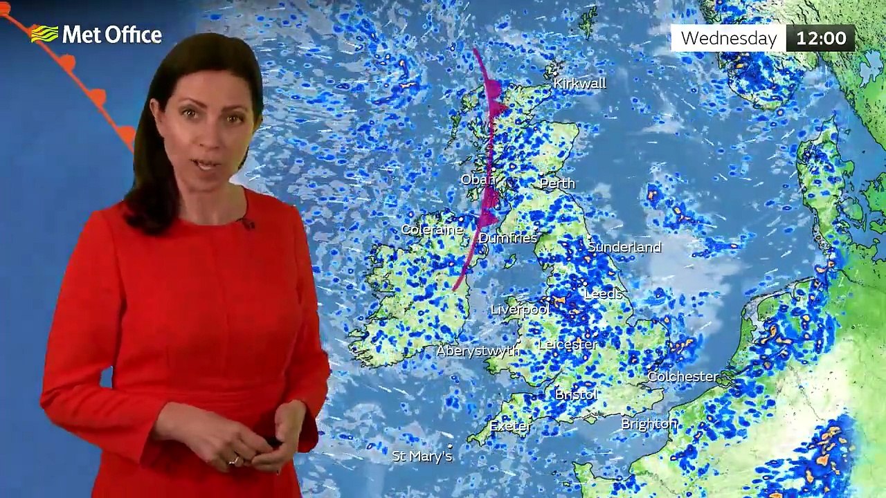 Met Office Wednesday Morning Weather Forecast 10/06/2026