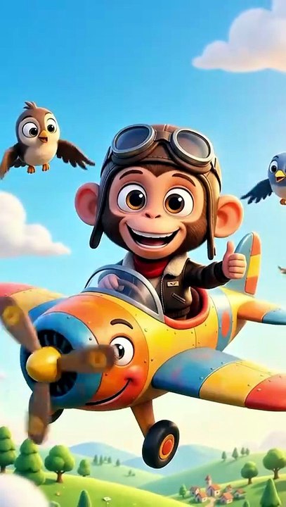 🐵✈️ Monkey Pilot's Crazy Air Show! 😂 Everyone Thought It Was Planned! 😱