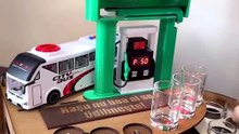 Automatic Shot Dispenser and Holder – Wooden Rotating Shot Glass Server
