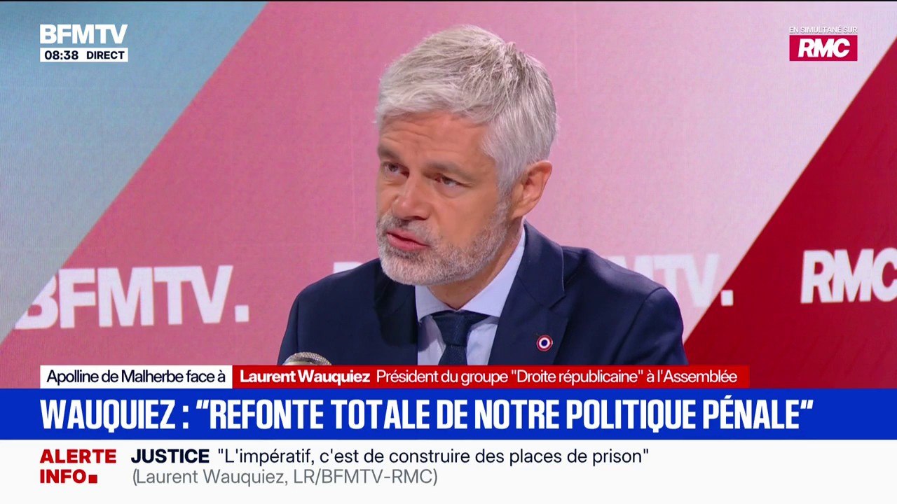 "La droite en étant divisée prendrait une immense responsabilité de permettre la qualification de Jean-Luc Mélenchon au second tour de l'élection présidentielle", déclare Laurent Wauquiez