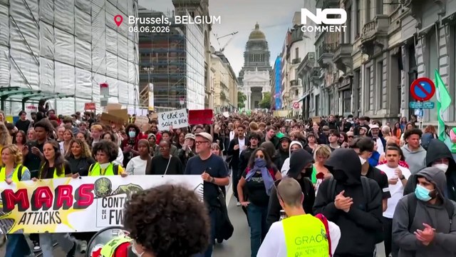 Belgien: Tausende protestieren in Brüssel gegen angebliche Polizeigewalt