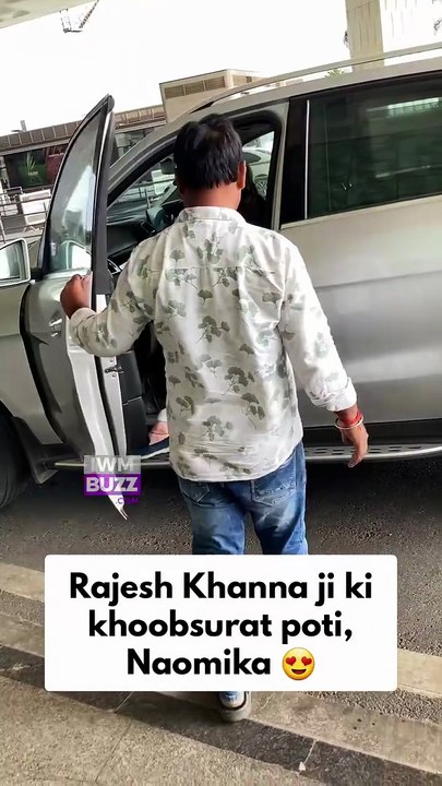 Rajesh Khanna's granddaughter Naomika Saran spotted at Mumbai airport