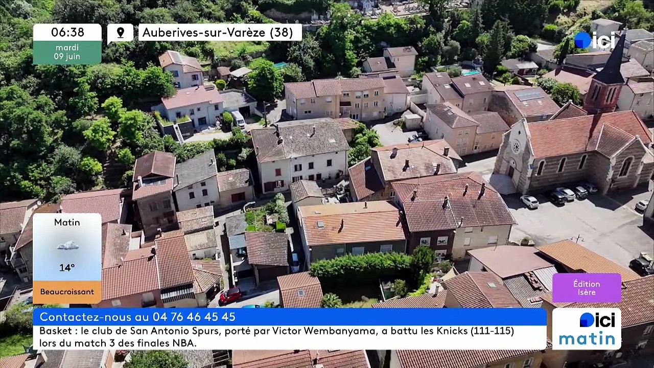 09/06/2026 - ici matin par ici Isère en vidéo