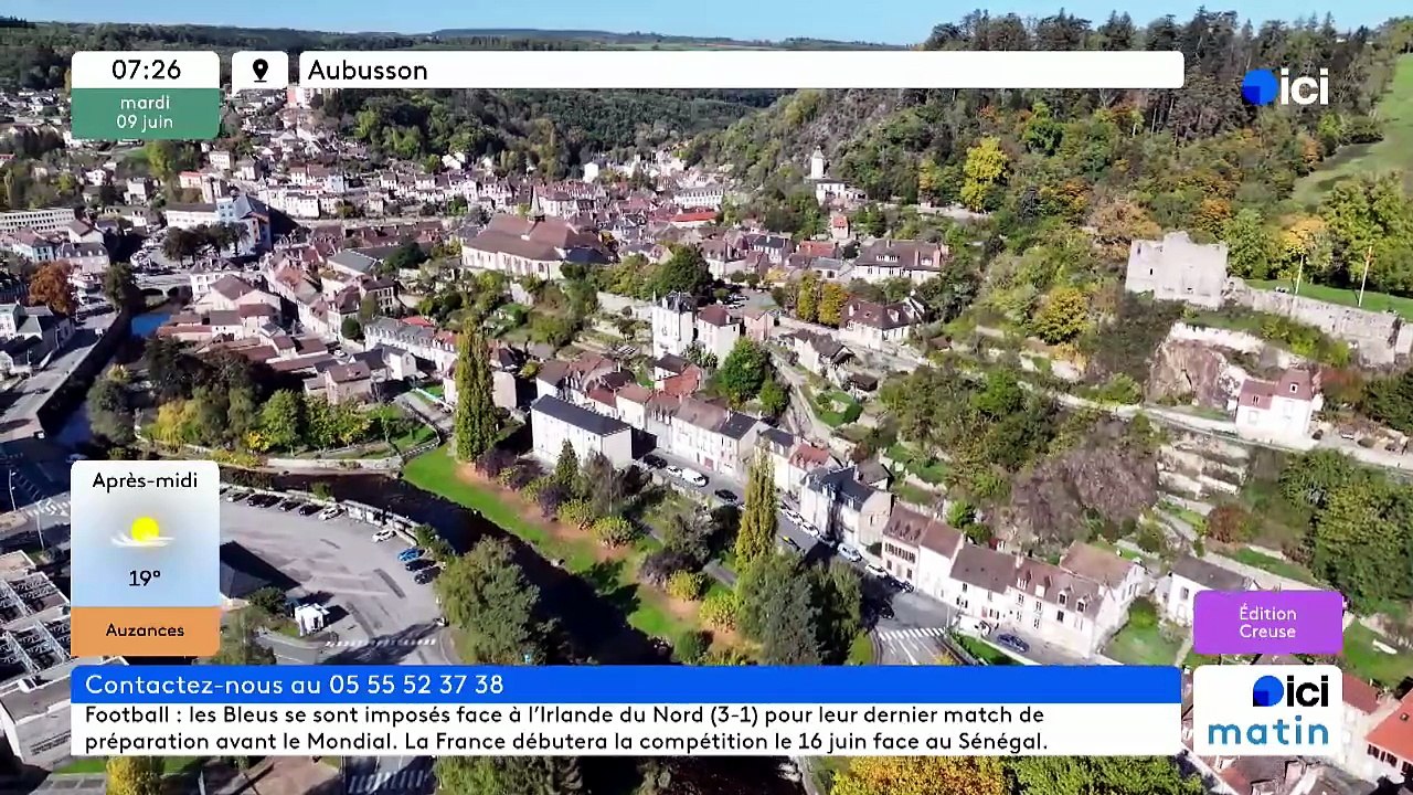 09/06/2026 - ici matin par ici Creuse en vidéo