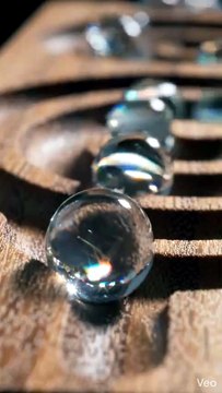 Crystal Spheres Rolling Down a Spiral Track ✨🔮 Satisfying Motion