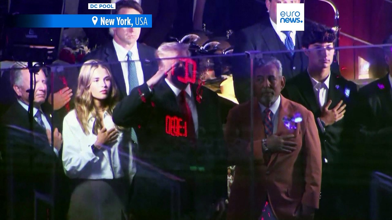 Trump booed by crowd during national anthem prior to NBA Finals in New York