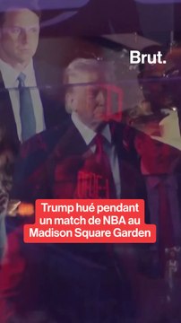 Trump hué pendant un match de NBA au Madison Square Garden