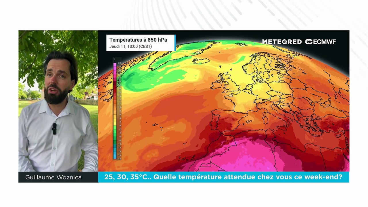 25, 30, 35°C… Quelle température attendue chez vous ce week-end ?