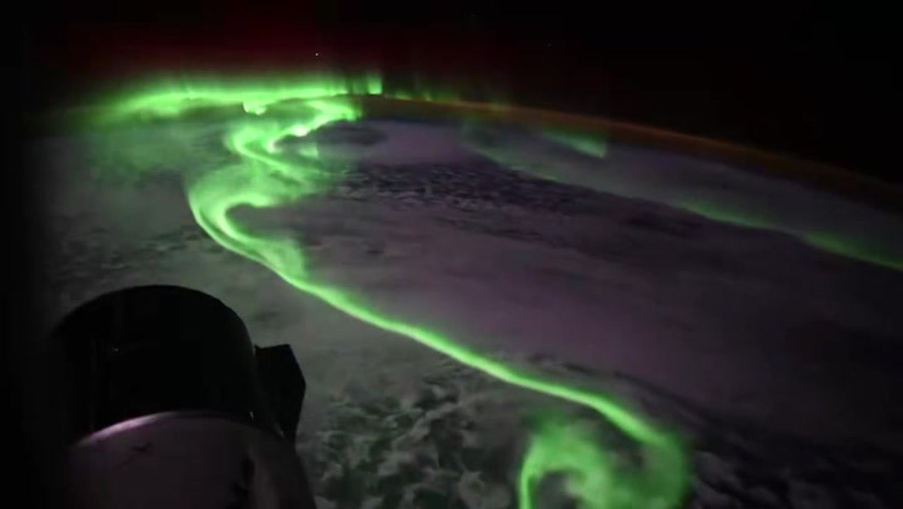 Watch: Stunning Southern Lights timelapse captured from SpaceX Dragon