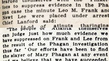 Sunday, 25th May 1913 Chief Lanford Calls Felders Charges False