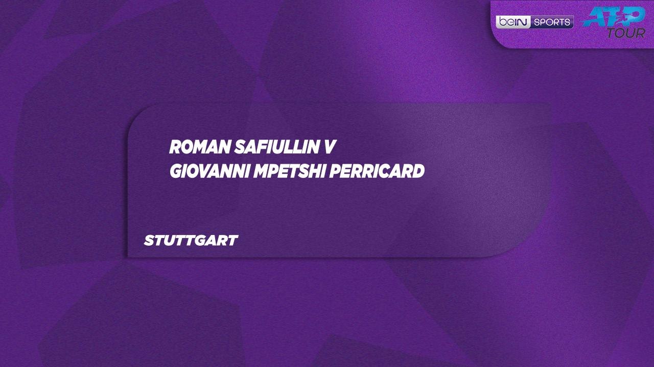R. Safiullin vs. G. Mpetshi Perricard Match Highlights Stuttgart June 09, 2026