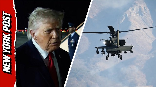 Trump Says Pilots Are 'Fine' After US Army Helicopter Crashes Near Strait Of Hormuz