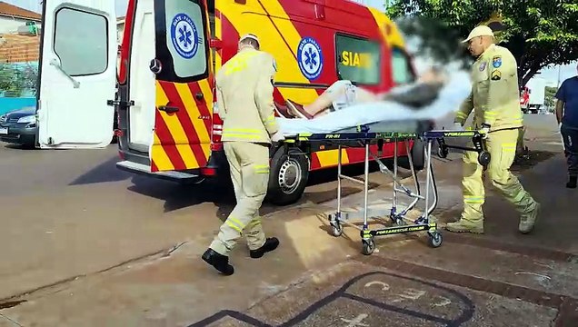 Mulher de 60 anos é socorrida pelo Corpo de Bombeiros no Conjunto Riviera