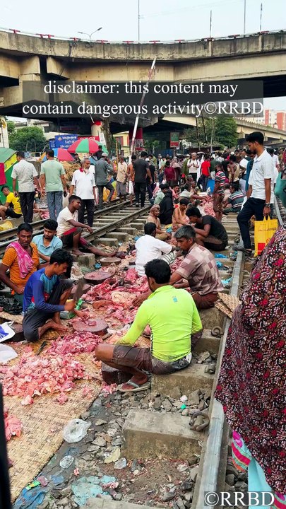 Meat Market On Railway
