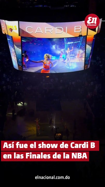 Así fue el show de Cardi B en las Finales de la NBA