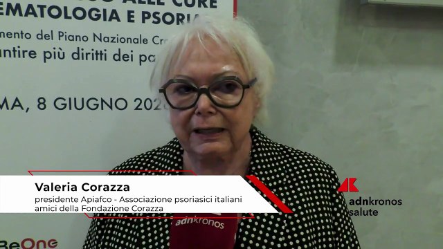 Sanità: Corazza (Apiafco), 'psoriasi in Pnc per spostare peso cronicità da pazienti a Istituzioni'