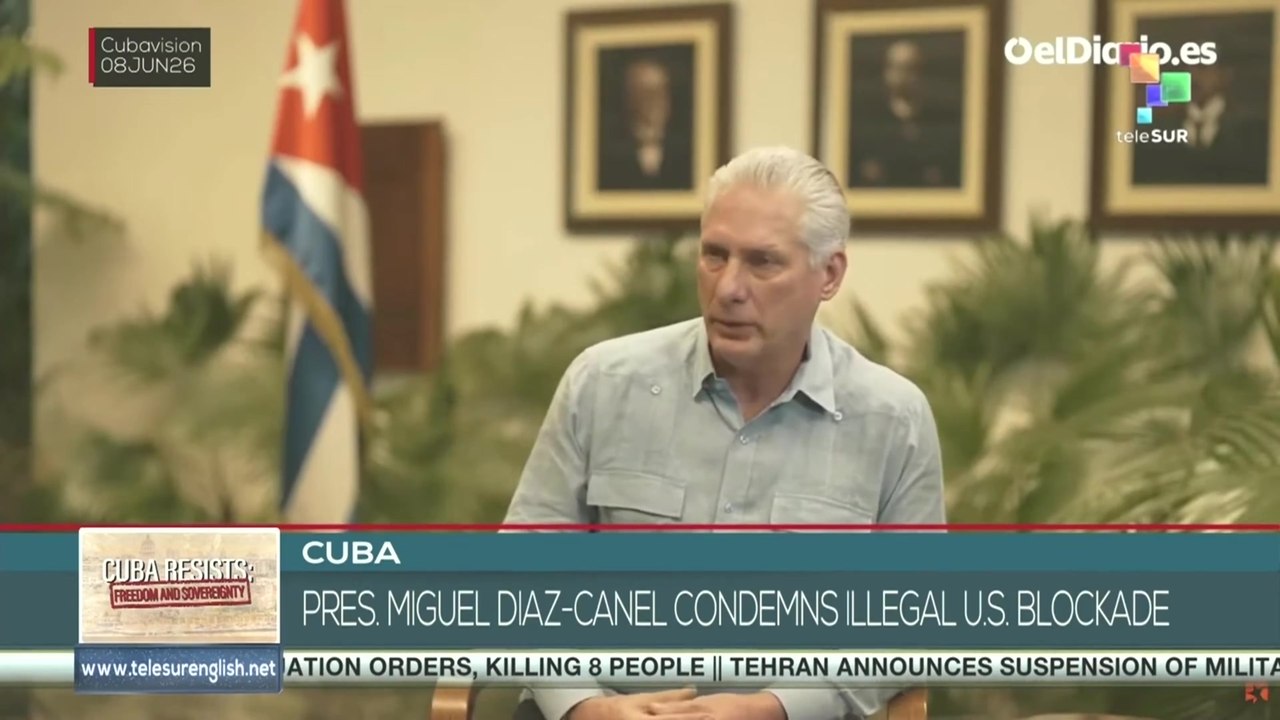 Cuba | Pres. Diaz-Canel condemns illegal U.S. blockade
