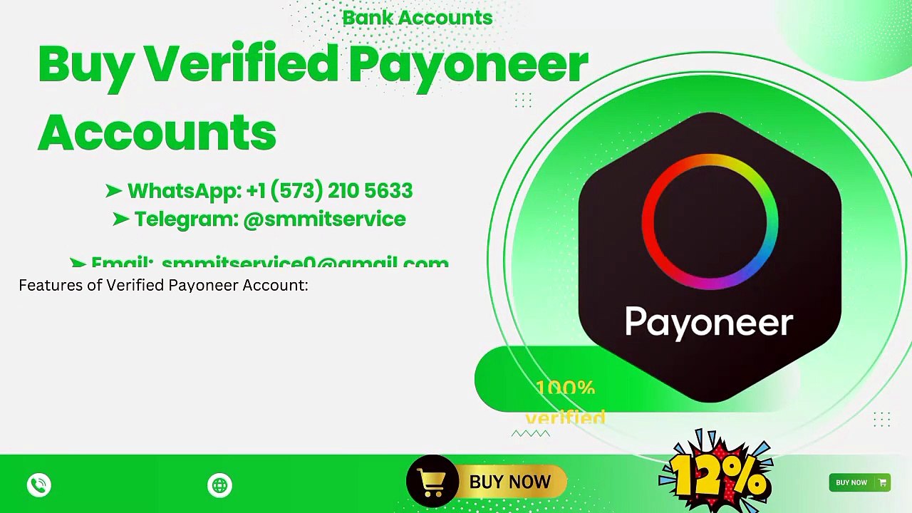 The 5 Top Sites To Buy a Verified Payoneer Account