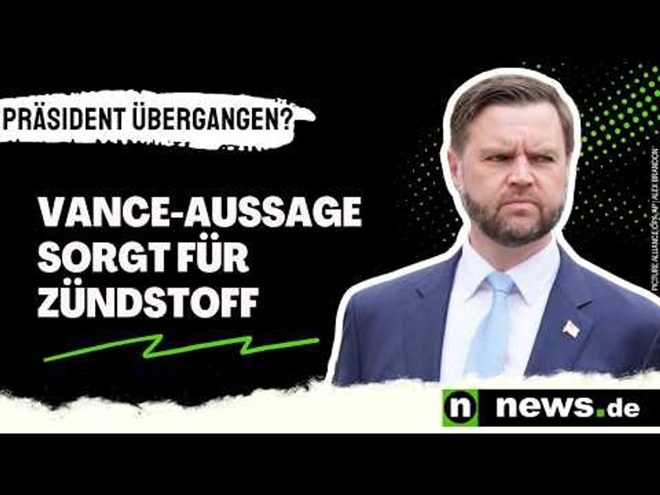 J.D. Vance: US-Präsident übergangen? Vance-Aussage sorgt für Zündstoff