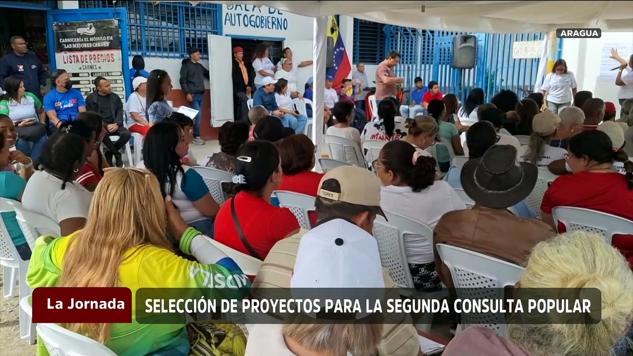 Comunidades aragüeñas participan activamente en postulación de proyectos para próxima consulta