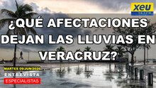 Temporal lluvioso en Veracruz