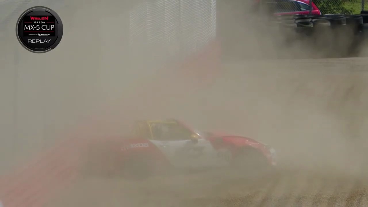 Mazda MX-5 Cup 2026 Mid Ohio Race 2 Thomas Flip